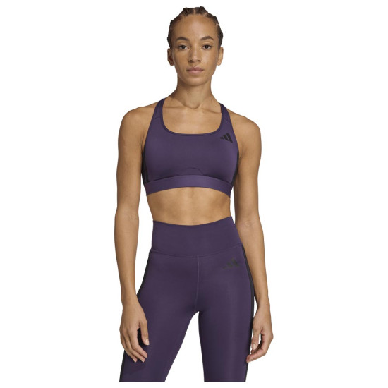 Adidas Γυναικείο μπουστάκι Powerreact Essentials 3-Stripes Bra Adidas Γυναικείο μπουστάκι Powerreact Essentials 3-Stripes Bra